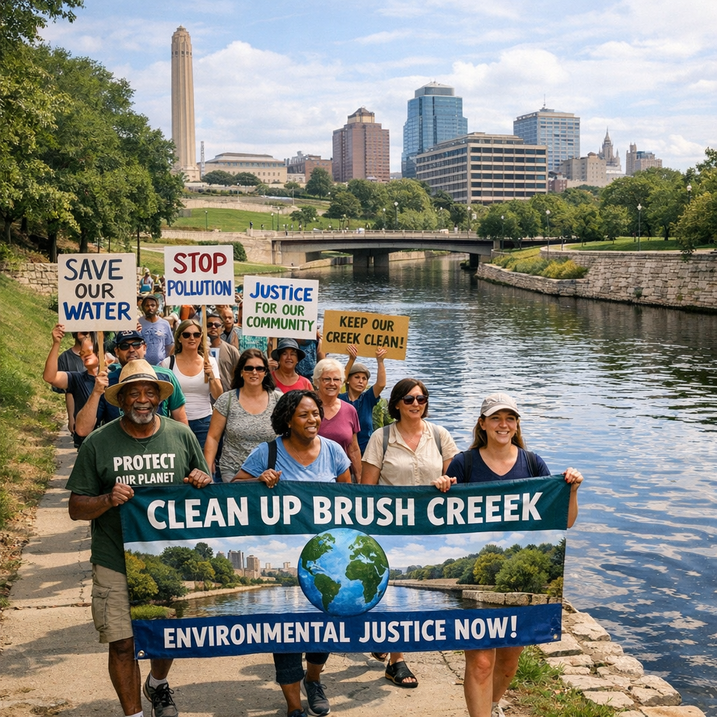 Kansas City Residents Advocate for Environmental Justice in Brush Creek Cleanup
